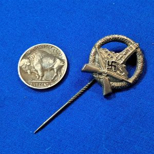 german-world-war-two-kyffhauser-shooting-match-award-in-silver-no-maker-excellent-condition-stick-pin