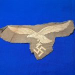 world-war-two-german-large-luftwaffe-eagle-embroidered-on-grey-7-inches-across-possible-cape-use