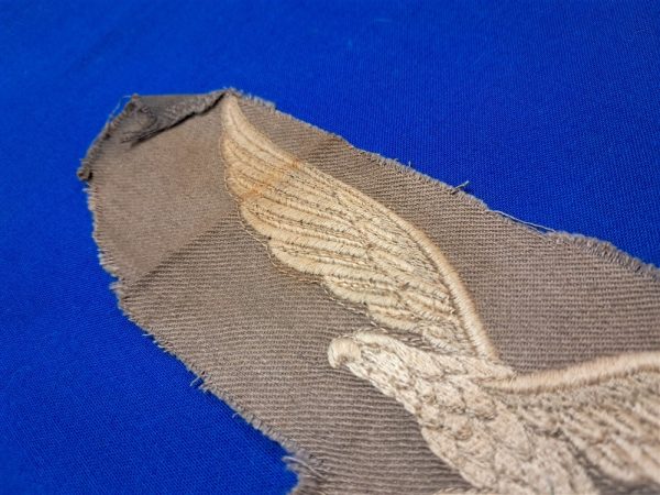 world-war-two-german-large-luftwaffe-eagle-embroidered-on-grey-7-inches-across-possible-cape-use