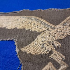 world-war-two-german-large-luftwaffe-eagle-embroidered-on-grey-7-inches-across-possible-cape-use