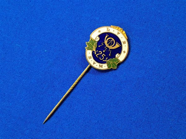 german-world-war-two-stick-pin-l-v-b-transport-company-germany-25-year-honor-pin