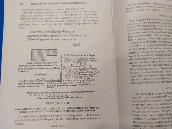 world-war-one-methods-of-skirmishes-1917-dated-manual-of-trench-warfare-early-33-pages