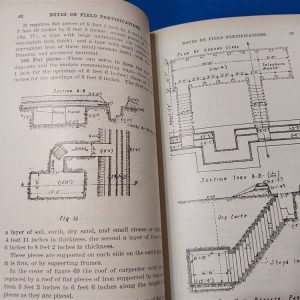 world-war-one-note-manual-on-the-fortifications-thick-publications-of-trench bunkers-274-pages. 1917-dated