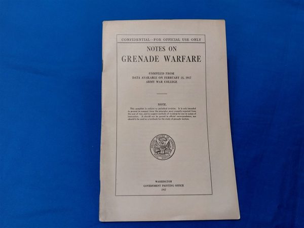 world-war-one-notes-on-grenades-war-fare-1917-printed-64-pages-war-document-576-soft-cover