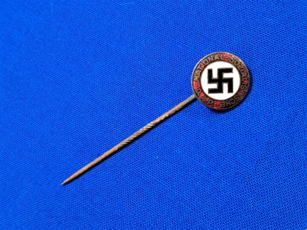 n-s-d-a-p-world-war-tow-german-stick-pin-for-the-collar-enamel-patent-protection-mark-on-back