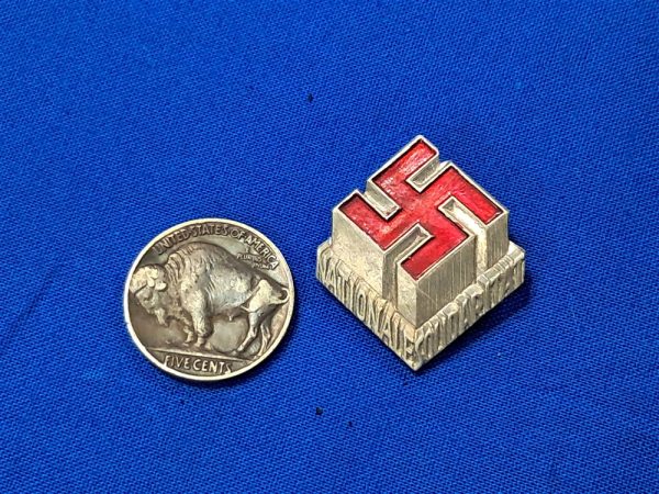 world-war-two-german-party-solidarity-national-pin-tinnie-aluminum-construction-with-red-swastika