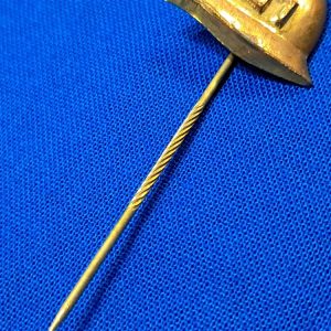 german-world-war-two-stick-pin-veteran-helmet-swastika-supporter-gold