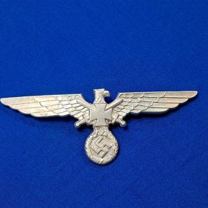 german-world-war-two-one-n-sk-o-v-breast-eagle-for-the-dress-uniform-aluminum-construction-back-marked