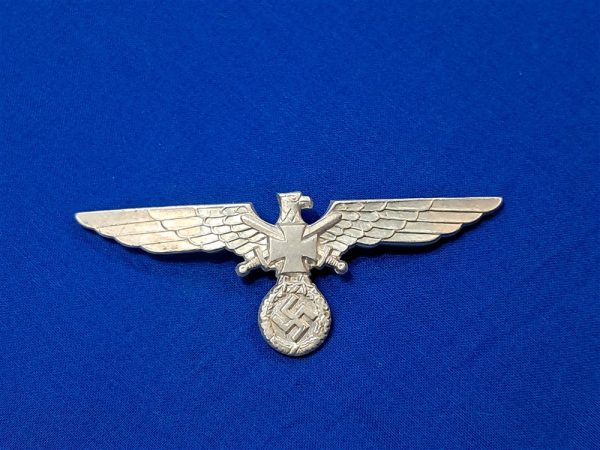 german-world-war-two-one-n-sk-o-v-breast-eagle-for-the-dress-uniform-aluminum-construction-back-marked