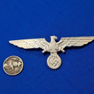 german-world-war-two-one-n-sk-o-v-breast-eagle-for-the-dress-uniform-aluminum-construction-back-marked