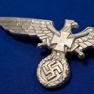 german-world-war-two-one-n-sk-o-v-breast-eagle-for-the-dress-uniform-aluminum-construction-back-marked