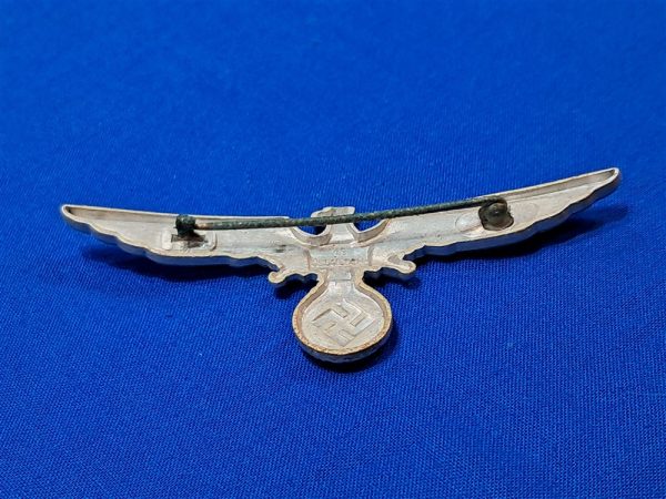 german-world-war-two-one-n-sk-o-v-breast-eagle-for-the-dress-uniform-aluminum-construction-back-marked