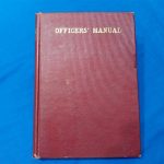 world-war-one-officer-manual-dated-1917-for-training-in-and-out-the-field-red-hard-cover