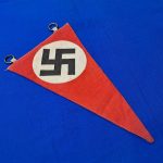 german-world-war-two-car-pennant-n-s-d-a-p-type-or-window-double-sided-cotton-construction