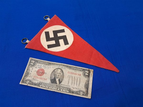 german-world-war-two-car-pennant-n-s-d-a-p-type-or-window-double-sided-cotton-construction