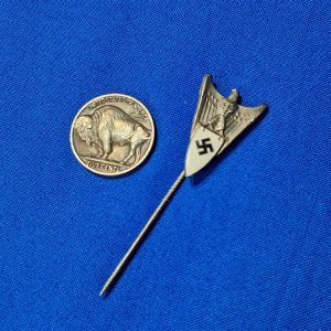 world-war-two-stickpin-german-nazi-aircraft-production-union-mambership-pin-enamel-shield-with-swastika