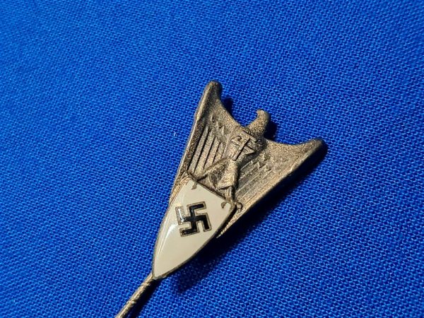 world-war-two-stickpin-german-nazi-aircraft-production-union-mambership-pin-enamel-shield-with-swastika