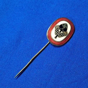 world-war-two-german-nazi-stick-pin-for-labor-r-a-d-with-twist-in-pin-maker-marked-back-members-with-great-enamel