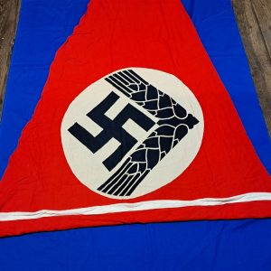 world-war-two-womans-r-a-d-pennant-youth-large-80-inches-long-with-rope-loops-end-scarce-unissued