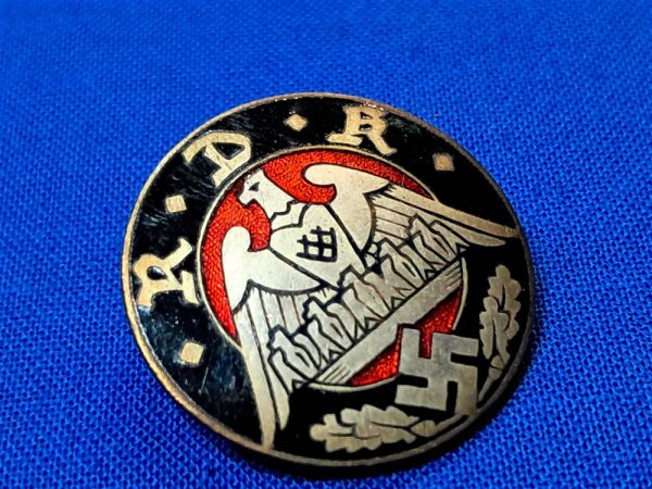 german-world-war-two-larger-families-membership-badge-pin-for-the-r-d-k-great-enamel-with-eagle-and-swastika