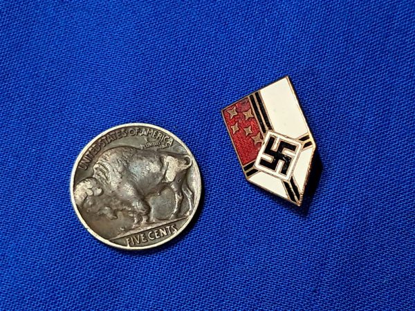 German-world-war-two-r-k-b-membership-pin-reich-colonial-league-enamel-shield