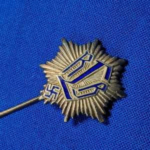 german-world-war-two-stickpin-r-l-b-member-1st-pattern-large-sunburst-with-enamel-letters-maker-marked