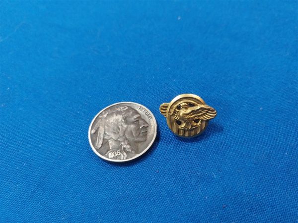 world-war-two-discharge-pin-ruptured-duck-screw-back-marked-meyer-shield-back