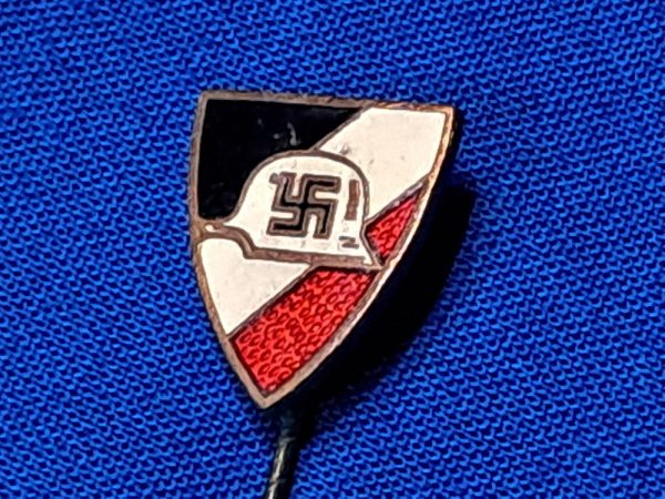 world-war-two-german-veterans-organization-stick-pin-stahlhelm-with-swastika-3-color-shield