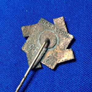 world-war-two-german-teno-association-group-stick-pin-numbered-on-back-patent-marked-twist-in-pin