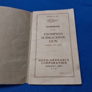 world-war-two-auto-ordnance-manual-1940-dated-for-the-thompson-machine-gun-model-1928-soft-cover-pocket-sized