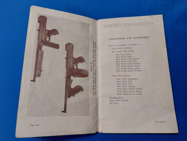 world-war-two-auto-ordnance-manual-1940-dated-for-the-thompson-machine-gun-model-1928-soft-cover-pocket-sized