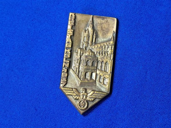 world-war-two-german-tinnie-for-the-celebration-day-of-cologne-district-festival-in-1937-made-of-brass-original-pin