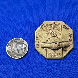 germany-world-war-two-saar-1st-reunion-celebration-1934-dated-brass-thin-original-pin