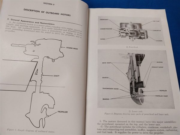 world-wr-two-manual-for-outboard-motors-on-water-vessels-and-boats-1944-dated-158-pages-excellent-condition