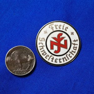 german-world-war-two-free-sisterhood-badge-social-welfare-maker-marked-on-back-nurses