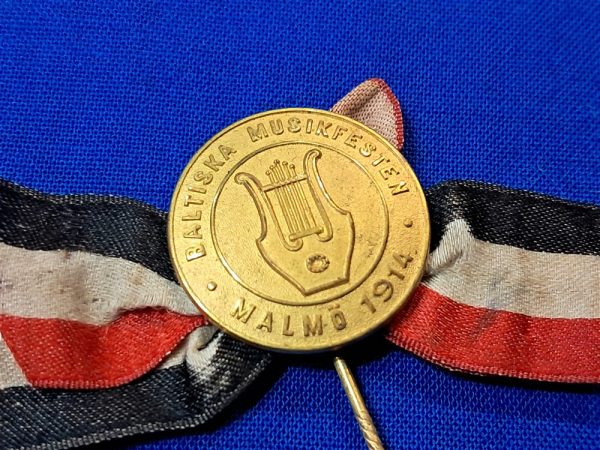 german-world-war-one-baltic-musical-festival-stick-pin-1914-dated-with-original-ribbon