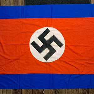 german-world-war-two-street-pennant-n-s-d-a-p-party-state-medium-size-great-condition-nazi-veteran-bring-back