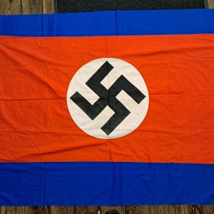 german-world-war-two-street-pennant-n-s-d-a-p-party-state-medium-size-great-condition-nazi-veteran-bring-back