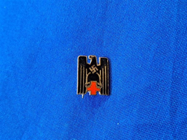 small-german-world-war-two-red-cross-members-lapel-pin-badge-for-civilian-clothing-smaller-than-cap-hat-badge