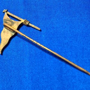 german-world-wr-two-canoe-membership-pin-flag-on-staff-d-v-k-stickpin