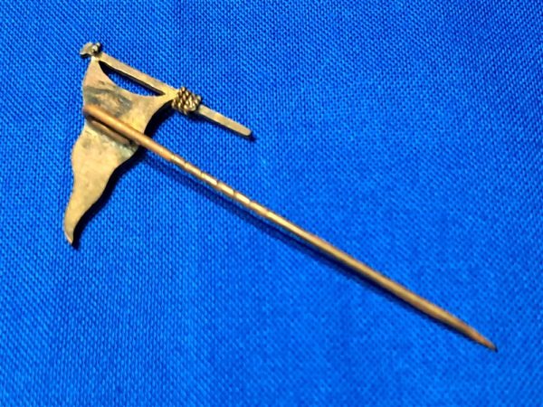 german-world-wr-two-canoe-membership-pin-flag-on-staff-d-v-k-stickpin