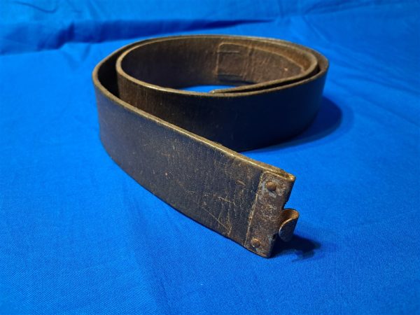 german-wwi-waist-belt-cartridge-pouches-leather-brown-no-buckle-36-inches