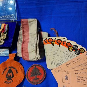 world-war-two-navy-veterans-eagle-scout-grouping-medals-papers-ribbons-awards-boxes-badges-and-lots-of-extras-1947-awarded-over-18-years-old-at-time-of-gaining