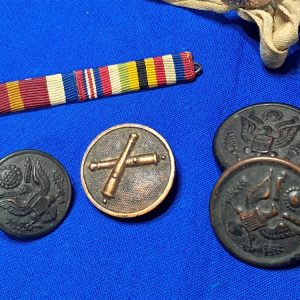 world-war-one-grouping-to-sargeant-chalander-soldier-342nd-field-artillery-dog-tag-ribbon-bar-much-more