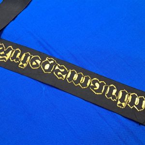 german-world-war-two-kriegsmarine-navy-naval-cap-tally-gold-and-black-silk-type-material-bright-colors-no-damage