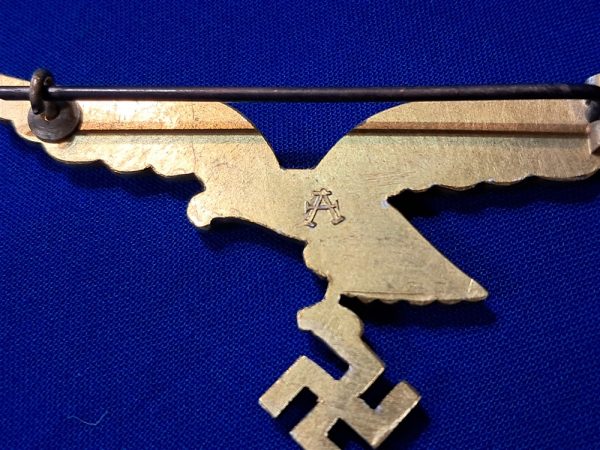 world-war-two-luftwaffe-generals-uniform-eagle-summer-gold-aluminum-with-pin