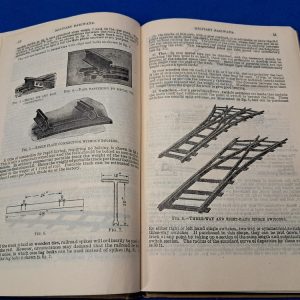 world-war-one-military-railroads-manual-engineers-professional-papers-decriptions-of-trains-cars-tracks-1917-dated