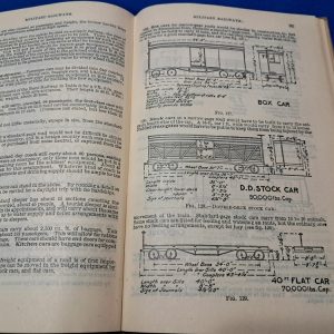 world-war-one-military-railroads-manual-engineers-professional-papers-decriptions-of-trains-cars-tracks-1917-dated