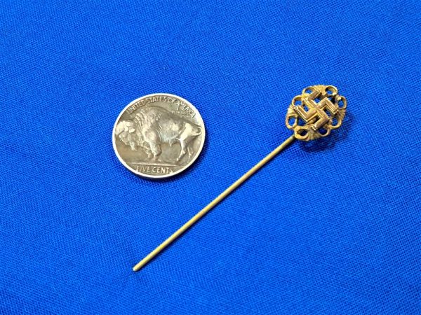 german-world-war-two-n-s-d-a-p-stick-pin-stickpin-for-woman-decorative-edges-with-swastika-middle