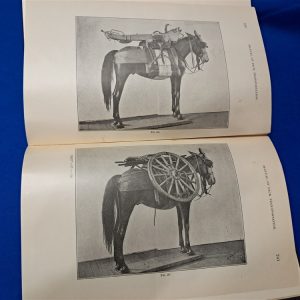 world-war-one-pack-transportation-manual-about-mules-horses-andd-the-equipment-braces-used-in-the-battlefield-hard-cover-244-pages